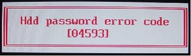 acer HDD master password