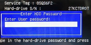 dell password from Hard-Drive S/N