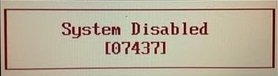 HP bios master password